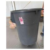 55-gallon plastic trash can