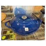12' CAST IRON PORCELAIN SKILLET