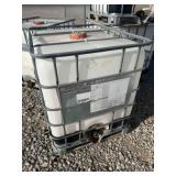 Plastic 250-gallon containers