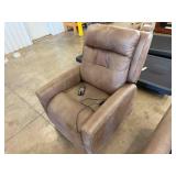 SUEDE ELECTRIC RECLINER