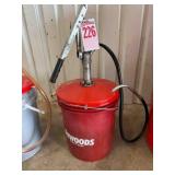 5-gallon bucket with hand pump