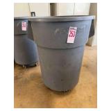 55-gallon plastic trash can