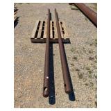 2 GIN POLE PIPES, 14