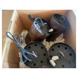 4 HANGING LAMPS (DEER Dï¿½COR)