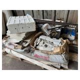 PALLET OF CERAMIC TILE, 12"X12", 2"X4"