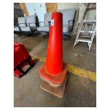 5 ORANGE CONES