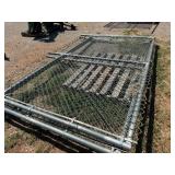 2 CHAIN LINK GATES, 10