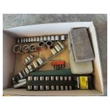 SOCKETS, 4 SMALL KITS OF SOCKETS, SAE