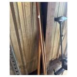 4 WOOD POLES