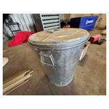 ALUMINUM TRASH CAN