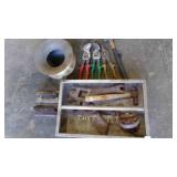 HAMMERS, SPITTOON, TIN CUTTERS