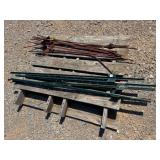 13 ELECTRIC FENCE POSTS
