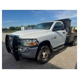 2010 DODGE RAM 3500 W/ DEW-EZE ARM BED