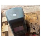 WELDING HOOD, GLOVES