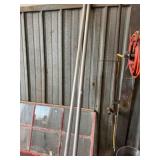 2 ALUMINUM PIPES, 80"X2"