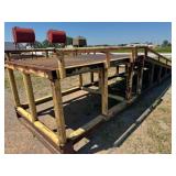 METAL LOADING DOCK, 50" TALL, 8