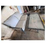PATIO LOVE SEAT AND TABLE
