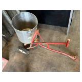 PULL BEHIND FERTILIZER SPREADER, 5 GAL