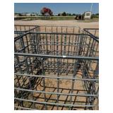 2- TOTE METAL CAGE, 48"X40"X41" TALL