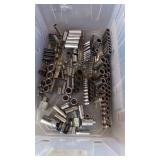 TUB OF ASSORTED SOCKETS MOSTLY METRIC