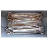 10- LARGE WRENCHES, SAE