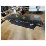 BLACK ALUMINUM TOOL BOX, 69"X20"