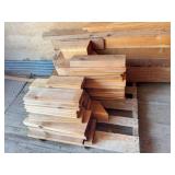 WOOD FLOORING, TONGUE AND GROOVE, FLASHING