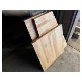 BLOCKS OF WOOD 2"THICK, CEDAR LIVE EDGE SIDING