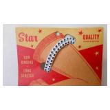 Vintage Star Brand Quality Size Small Roll Garters