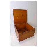 Vintage Handmade Wooden Storage Keepsake Box
