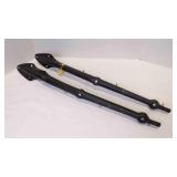 Vintage 1926-27 Ford Roadster Headlight Stanchions