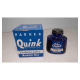 New Old Stock Parker Quink Solv-X Washable Blue
