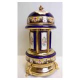 Vintage Reuge Musical Mechanical Carousel Caddy