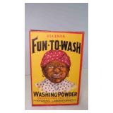 Antique Black Americana Advertising Fun to Wash