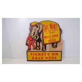 1950s Mills Bros 3 Ring Circus Ticket Sales Advert