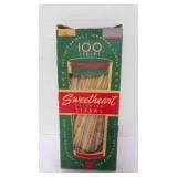 Vintage Sweetheart Drinking Paper Straws