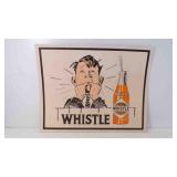 Antique Print Advertisement Whistle Orange Soda