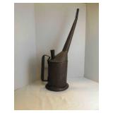 Vintage Metal Oiler Used by Engineers to Lubricate