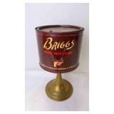 Vintage Briggs Pipe Mixture Tobacco Tin Humidor