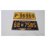 2 1954 General Mills Wheaties Bicycle License