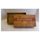 Vintage Peter Paul Mounds Candy Bars Display Box