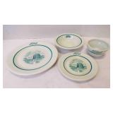 4 Vintage Shenago China Ford Motor Chinaware
