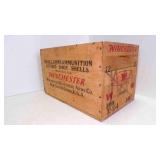 Vintage Wooden Winchester Small Arms Ammunition
