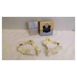Antique Paris Garters In Original Cardboard Box