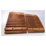 Primitive Wooden DUREX No. 2 Cigar Mold Press