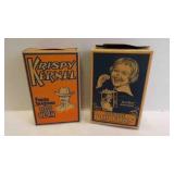 2 Vintage Popcorn Cardboard Store Display Boxes