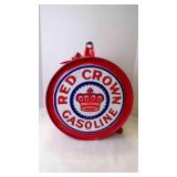 Vintage Red Crown Gasoline 5-Gal Swing Handle Can