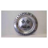 Vintage Pewter 10" Indianapolis Souvenir Plate