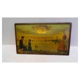 Antique Vasser Milk Chocolate Metal Tin Empty Box
