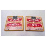 2 Vintage "Between the Acts" Little Cigars New